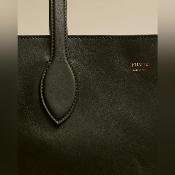🛑SOLD!🛑 KHAITE Osa Tote LARGE Black Leather - Picture 3 of 13